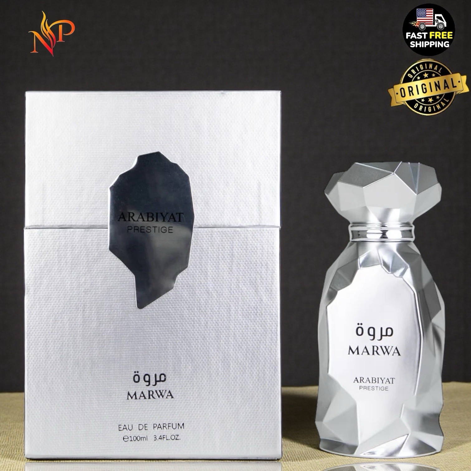 Arabiyat Prestige Men’s Marwa EDP Spray 3.4 oz Fragrances | Made In U.A.E