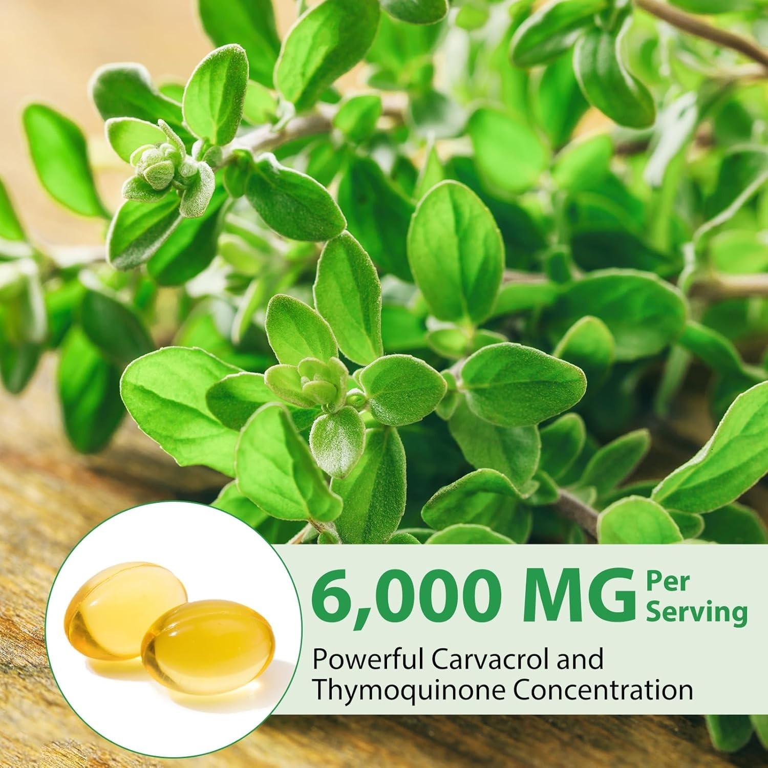 Resilia Oil Of Oregano With Black Seed Oil 6,000MG
