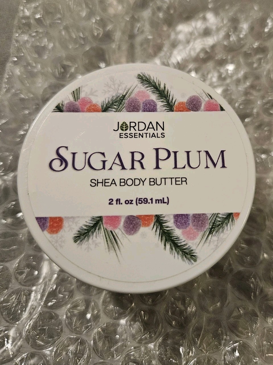 Jordan Essentials Sugar Plum Shea Body Butter 2 oz | Deep Hydration | Limited Ed