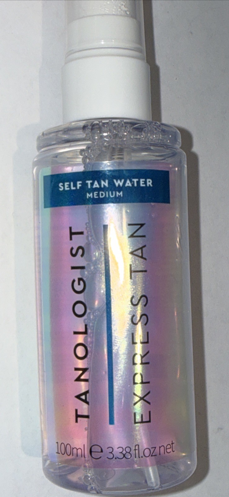 Tanologist Express Tan Self Tan Water Medium – 3.38 oz / 100 mL