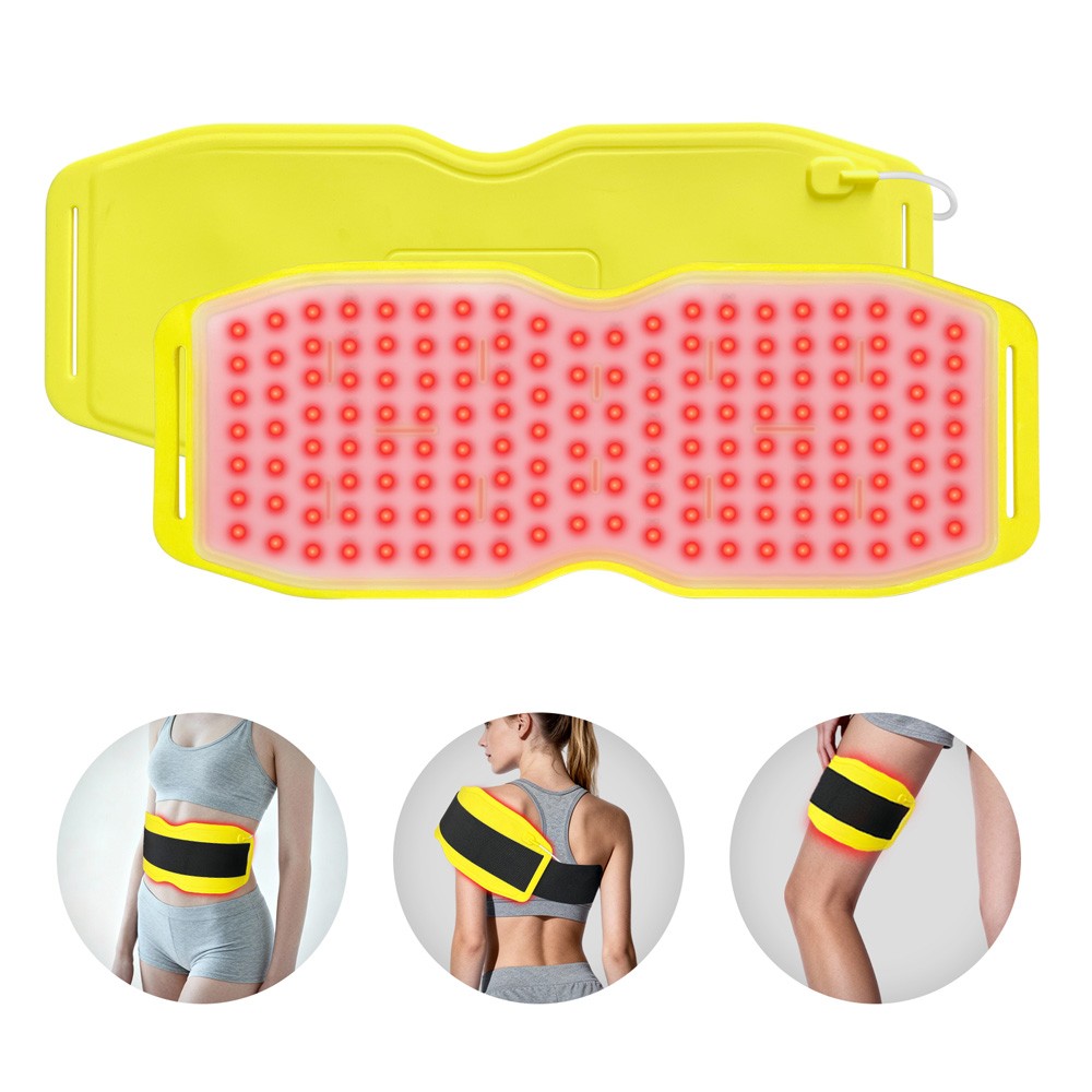 660nm 850nm 940nm Silicone Infrared Red Light Therapy Belt for Muscle Joint Pain
