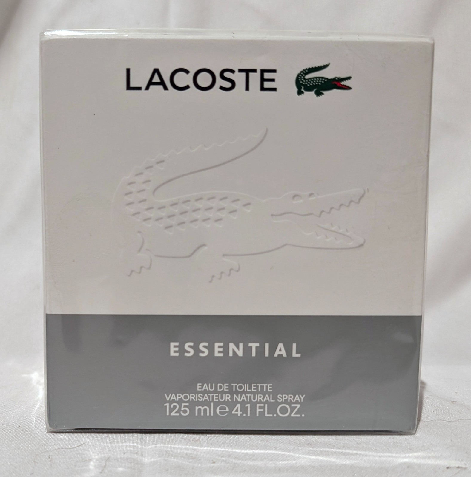 Lacoste Essential Eau De Toilette Spray For Men 4.1 fl.oz / 125ml – NEW