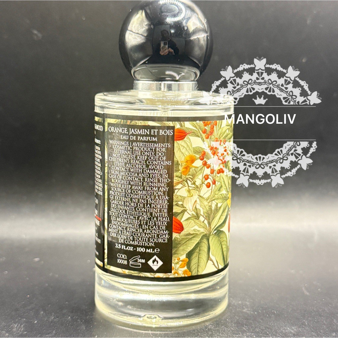 Orange Jasmine & Wood By Hopificio Firenze 100ml/3.4oz ~Rich Floral Fruity Woody