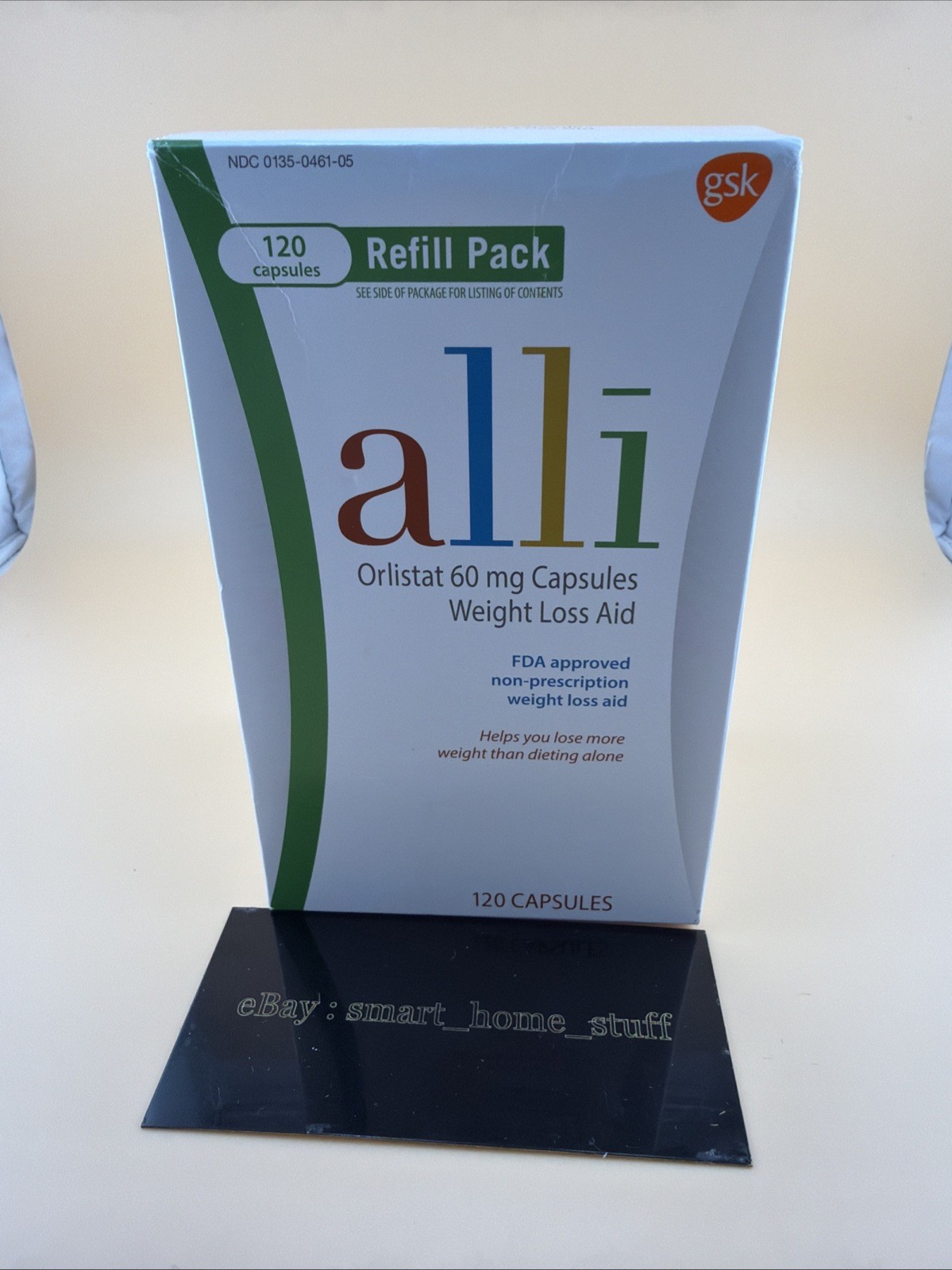 Weight Loss Diet Pills, Orlistat 60 mg Capsules 120 Count Refill Pack EXP 2027