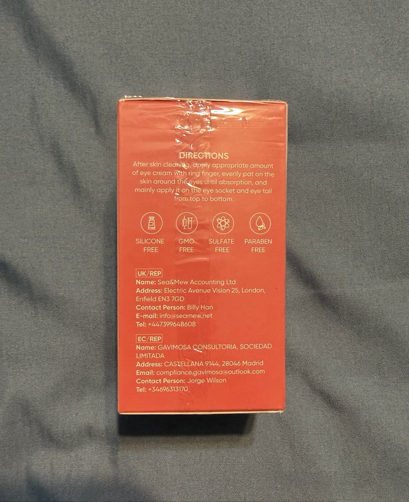 Ronkie Revive Eye Serum Retinol Niacinamide Hyaluronic Acid 0.7 fl oz