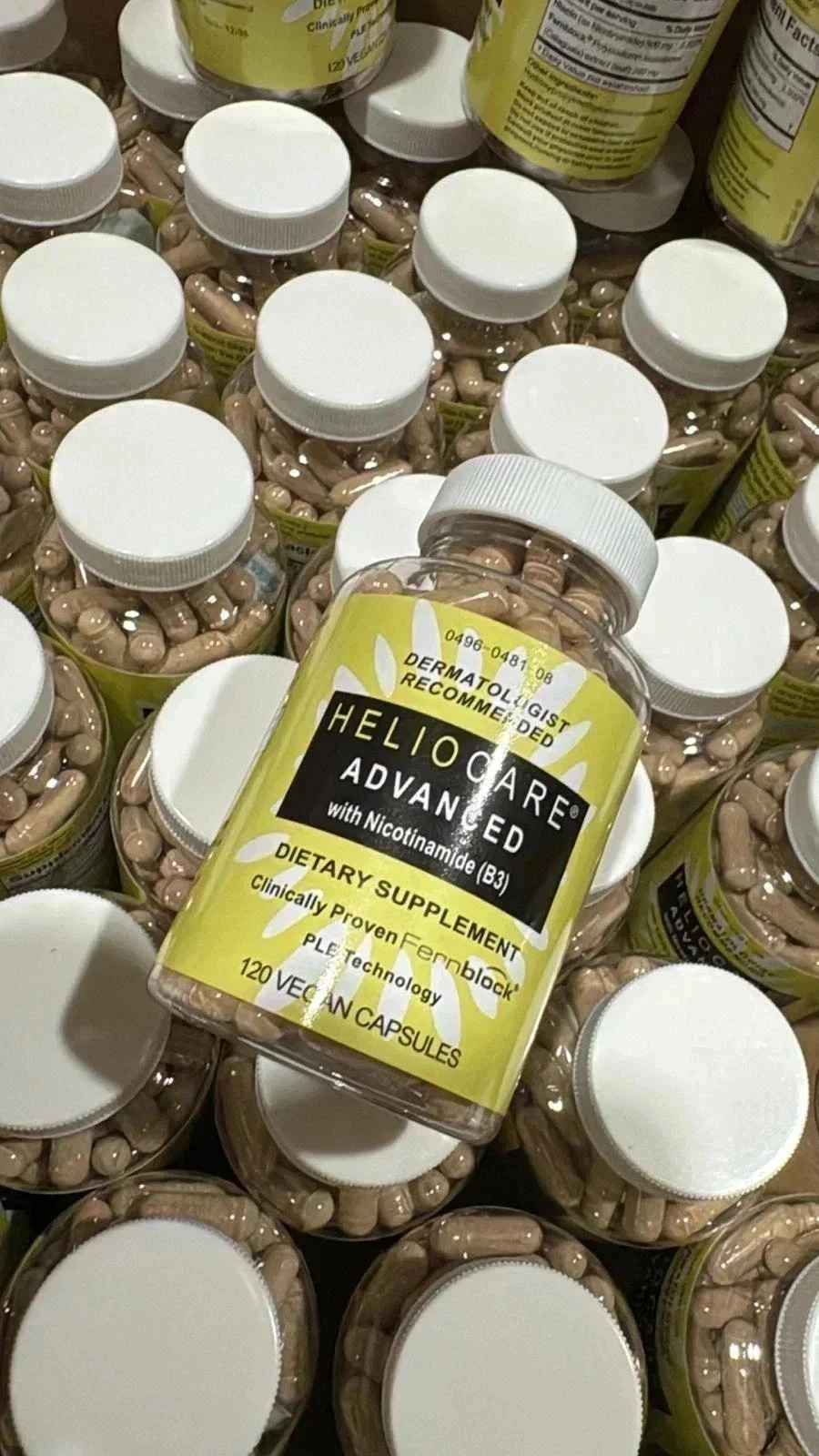 3 Packs Heliocare Advanced Nicotinamide B3 Skin Health 120 Capsules Exp: 08/2028