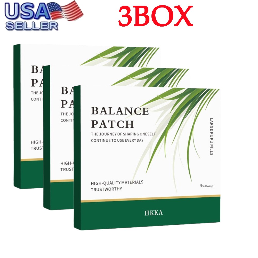 3BOX Herbal Balance Patch,Comfortable Adhesive Design,Easy Topical ~NEW 2026
