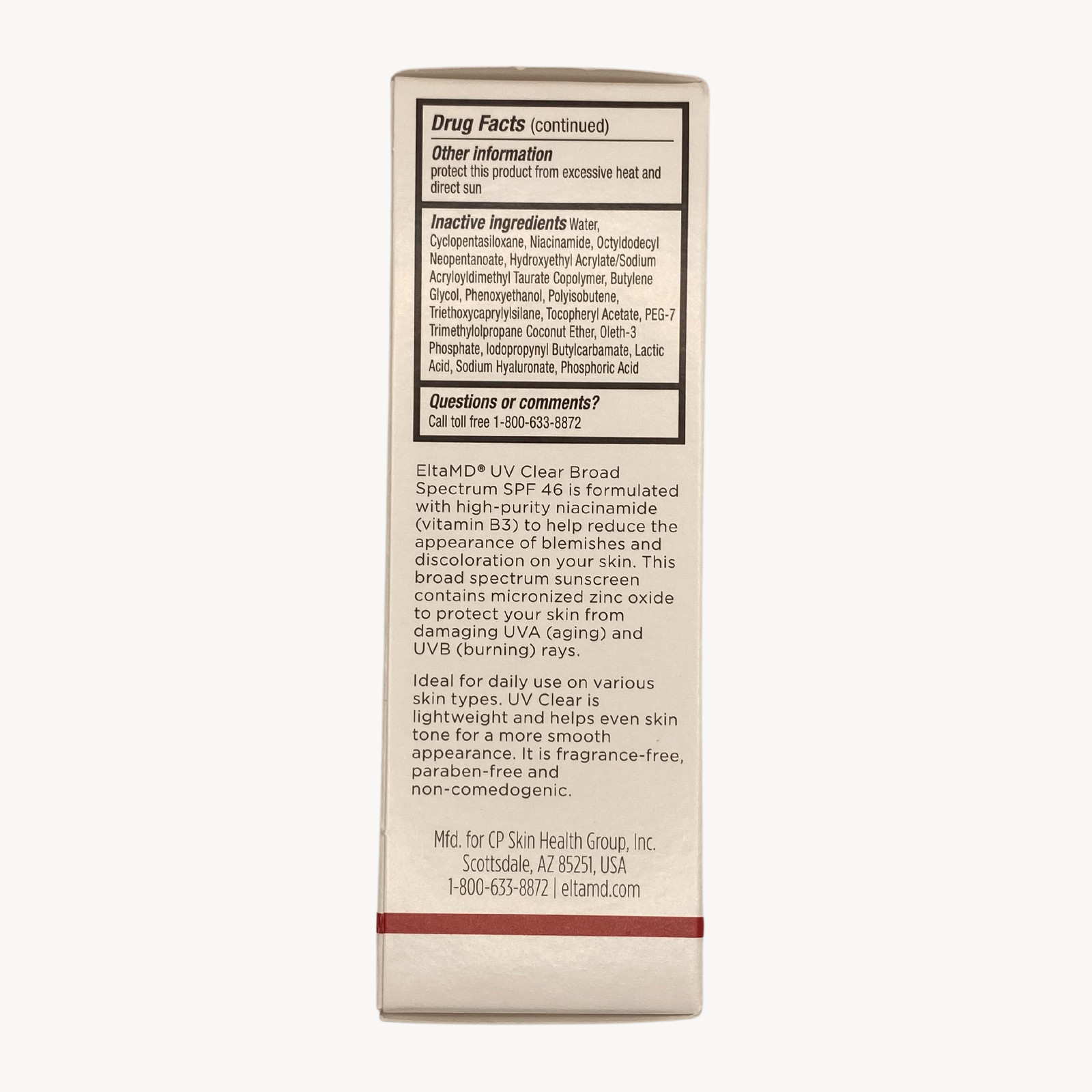 Clear Face Sunscreen SPF 46 (48g) | Skincare & UV Protection (PACK OF 2)