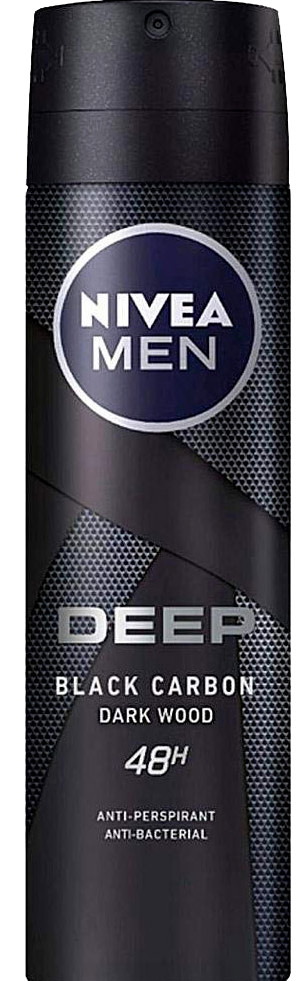 6 Pack Nivea Men Deodorant Spray 150 ml Each