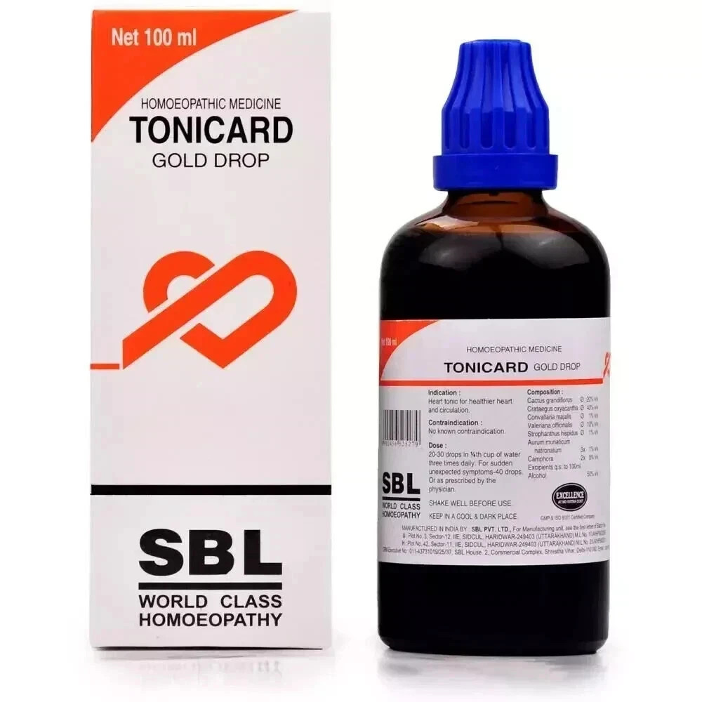 SBL Tonicard Gold Drops 100ml x3 | Heart Tonic | Exp 5 yrs | Free Ship