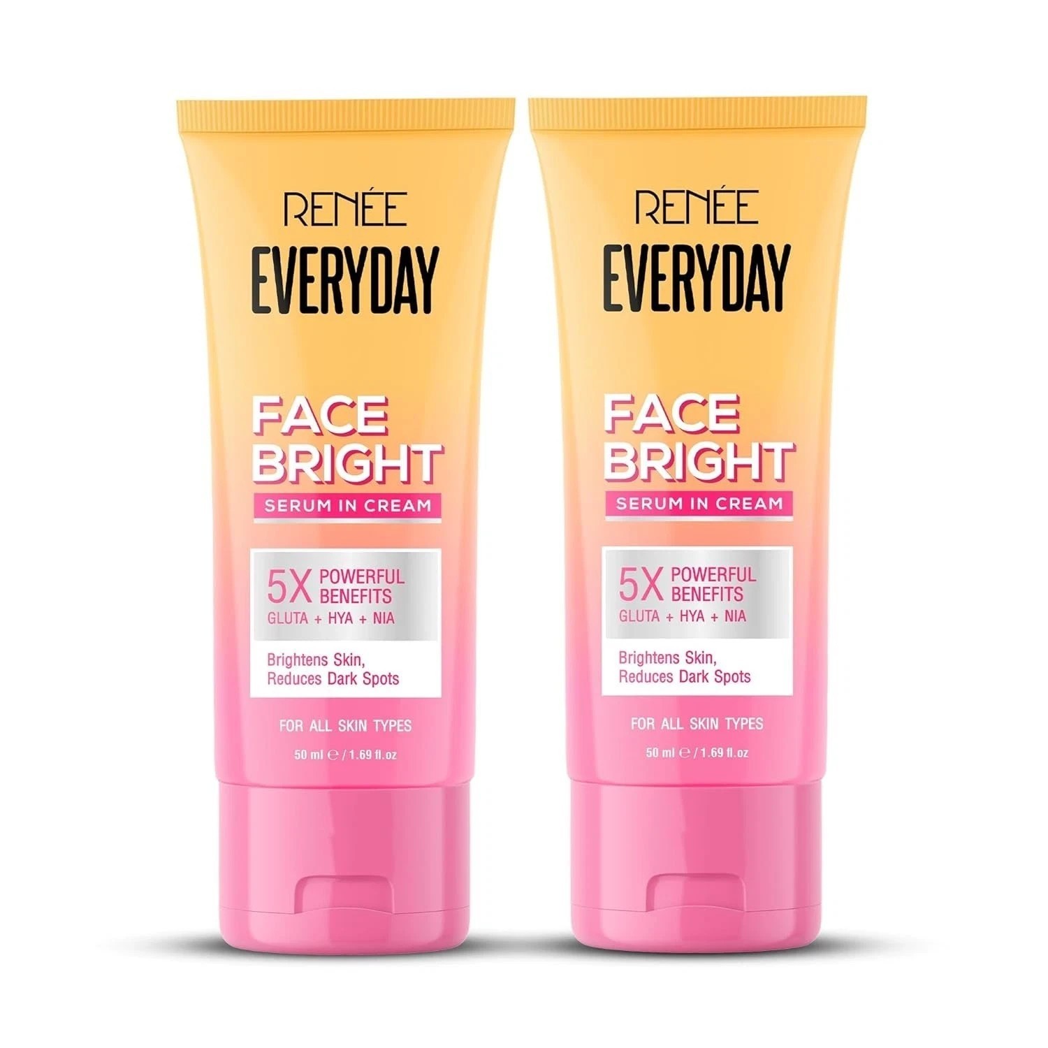RENEE Everyday Face Bright Serum In Cream – 50 ml | Pack Of 2