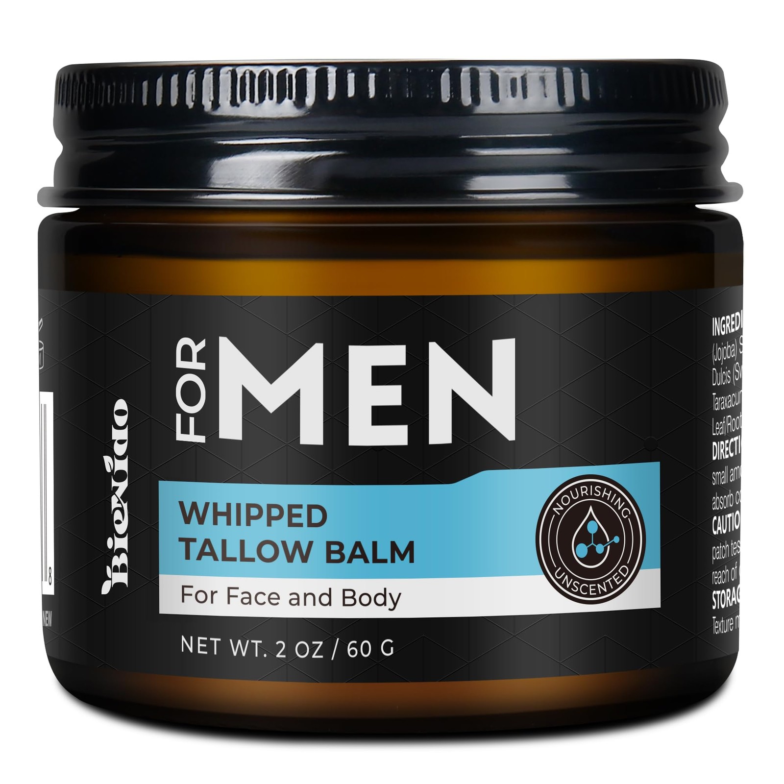 Wrinkle Defense Tallow Balm for Men – Anti-Aging 2 Ounce (Pack of 1)