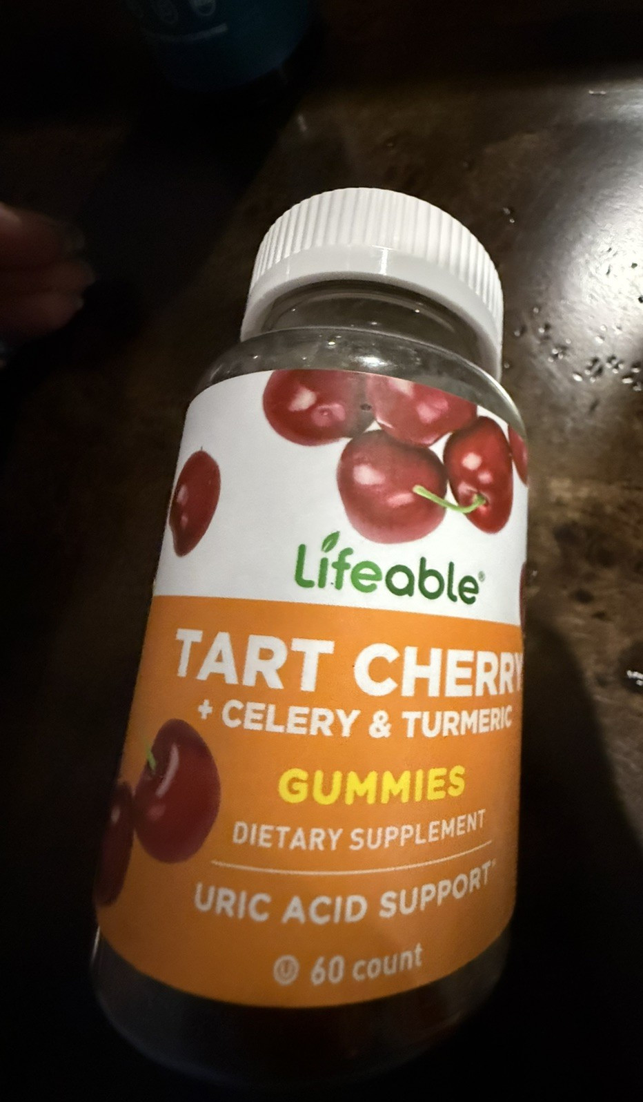 Tart Cherry Gummies for Uric Acid Support 60 Gummies- 2 per serving EXP 7/27 NEW