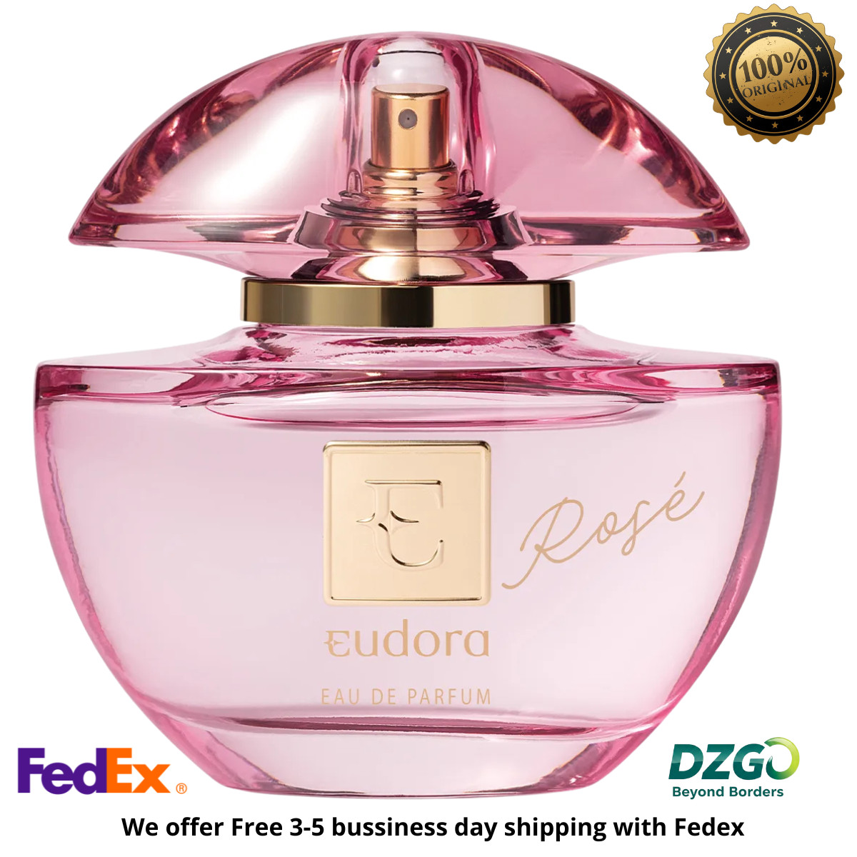 Eudora Rose Eau De Parfum 75ml 2.5oz – Women’s Chypre Fruity Sparkling Wine