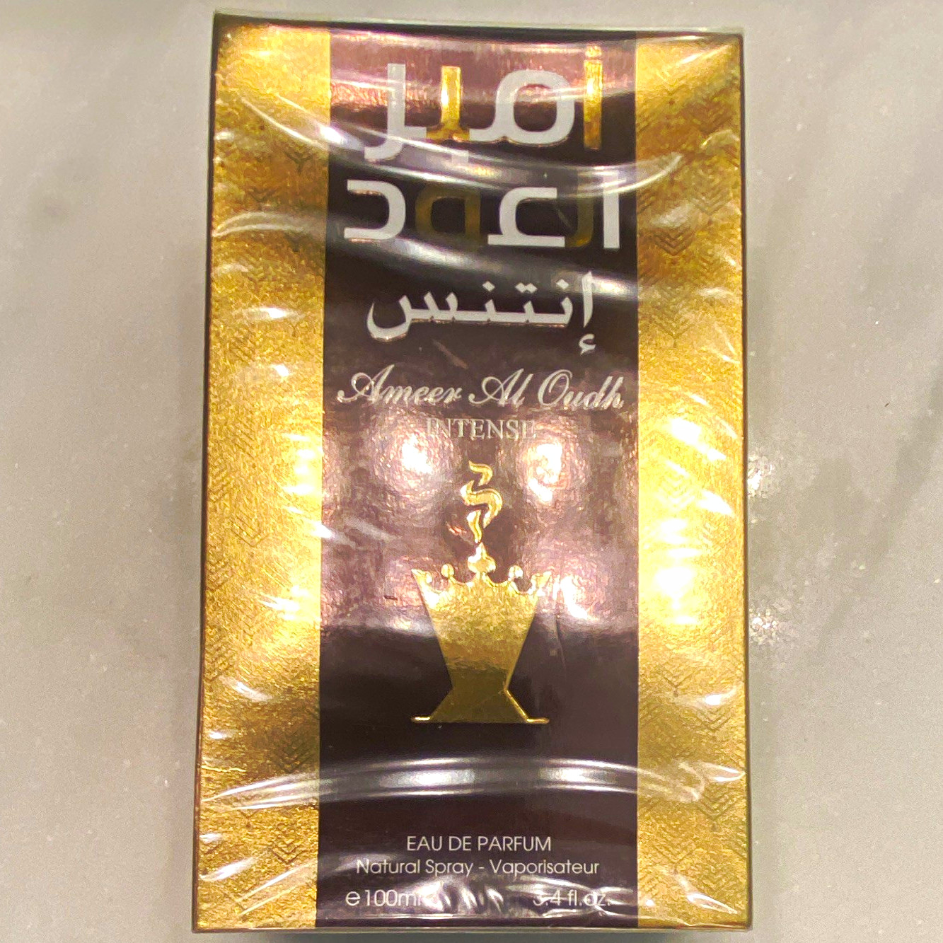 Lattafa Ameer Al Oudh Intense Oud Eau de Parfum Spray, 3.4 fl oz