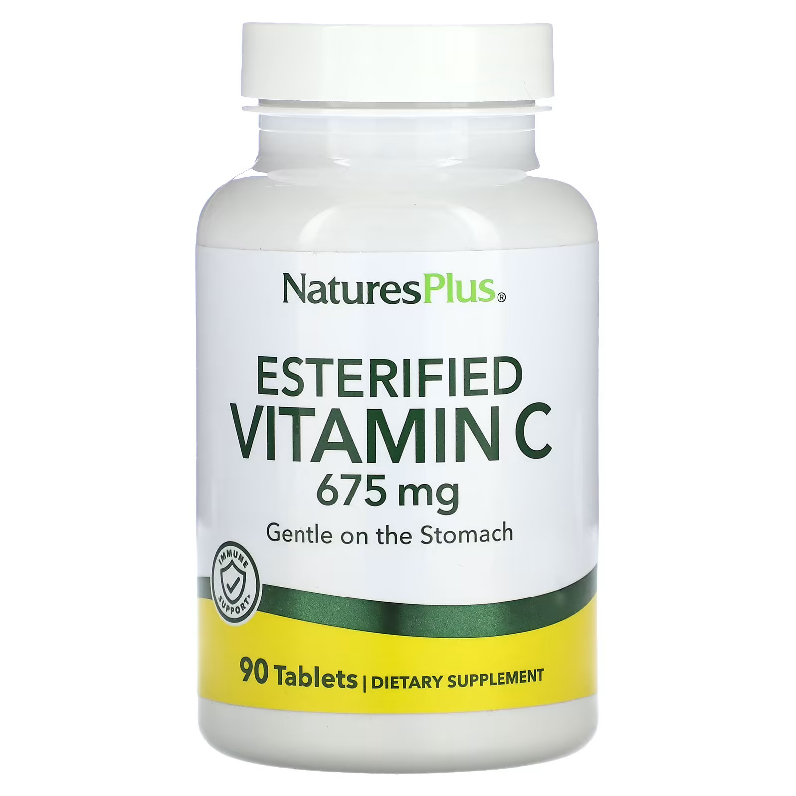 2 X NaturesPlus, Esterified Vitamin C, 675 mg, 90 Tablets-worldwide