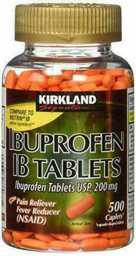 Kirkland Signature Ibuprofen 200mg 500 IB Caplets