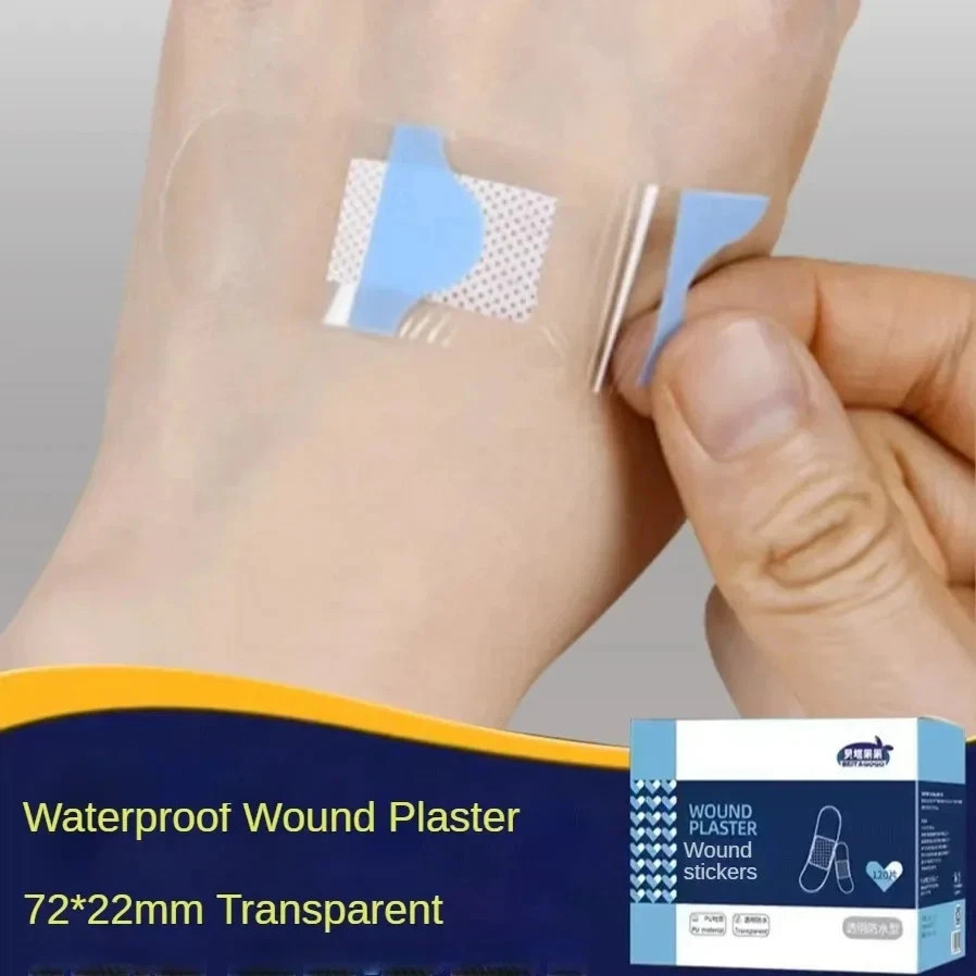 Transparent Waterproof Band Aid Adhesive Medical Strip Plaster for Wound Bathing