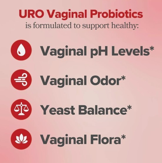 3/2PACK URO O Positiv Vaginal Probiotics for Women pH Balance W/ Prebiotics
