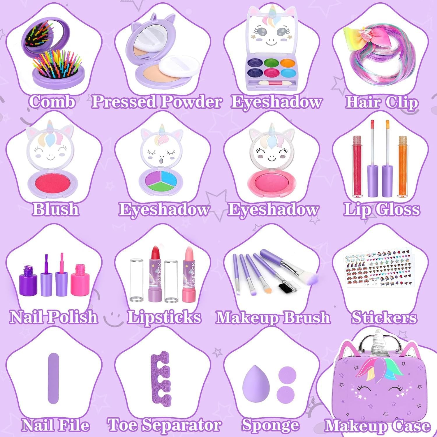 Toys For Girls Beauty Set Make Up Kids 3 4 5 6 7 8 Years Age Old Cool Gift Xmas