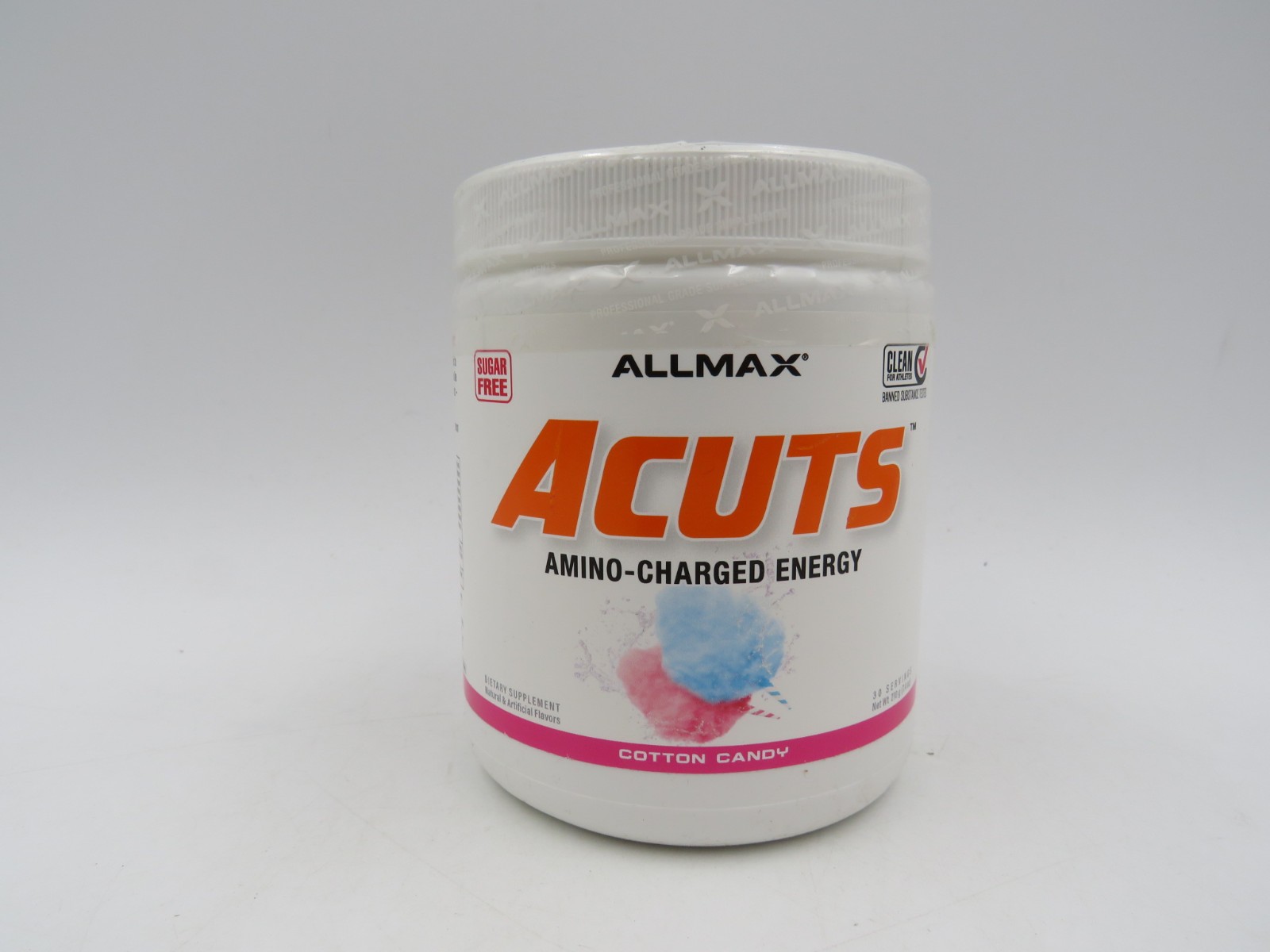 ALLMAX Nutrition A:CUTS Amino Charged Energy Drink Cotton Candy 210g
