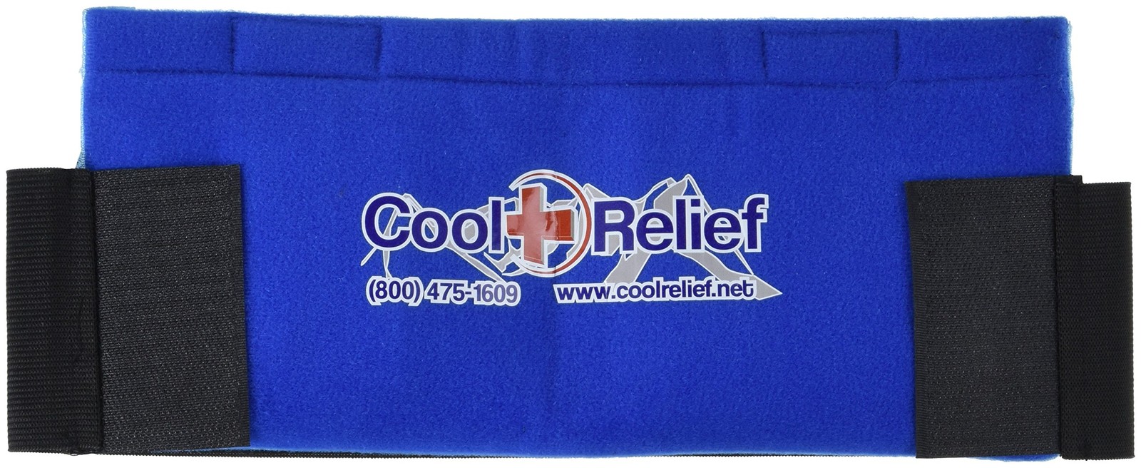 Cool Relief Soft Gel Headache and migraine ice Pack 1 Count (Pack of 1), Blue
