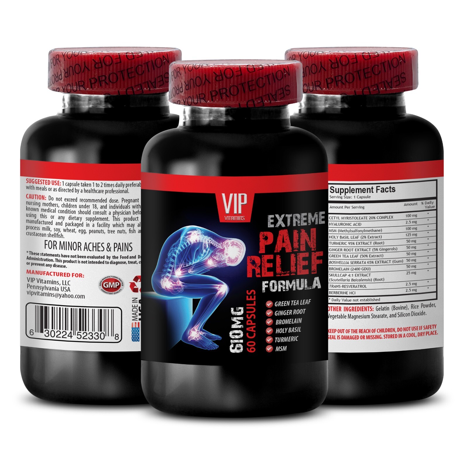 Cetyl myristoleate – PAIN RELIEF EXTREME FORMULA 1B- arthritis pain relief pills
