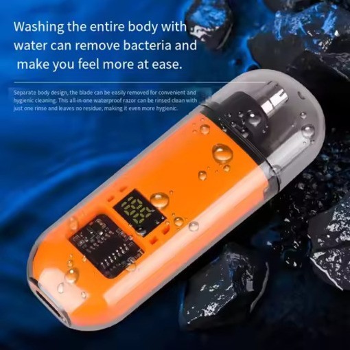 Nose Ear Hair Trimmer for Men USB-C Rechargeable Portable Grooming Kit Compact