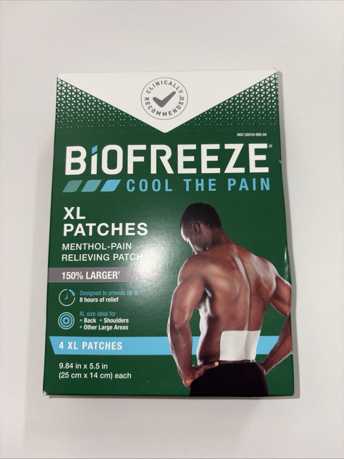 Biofreeze Extra Large Patch 4Ct 10/26