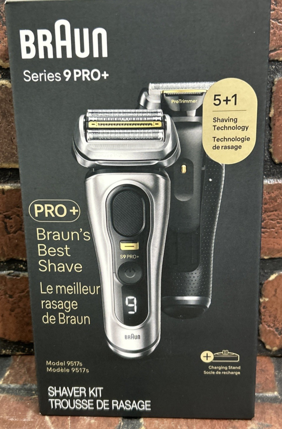Braun Series 9 9517s PRO+ Electric Razor for Men Wet & Dry Electric Razor Shaver