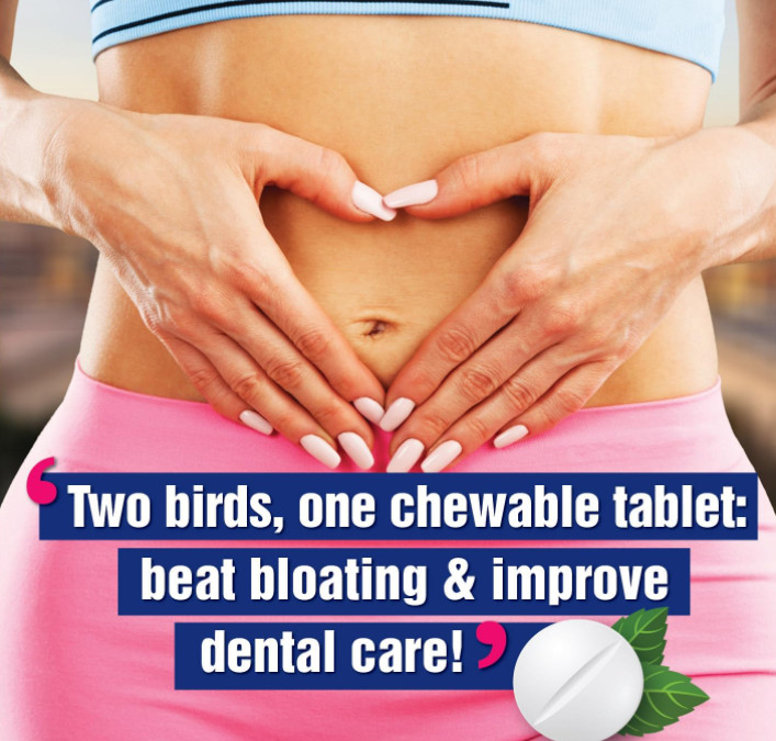 PROBIOTIV CHEWABLE PROBIOTICS FOR DAILY BLOATING W/ 5 BILLION CFU FOR GAS RELIEF