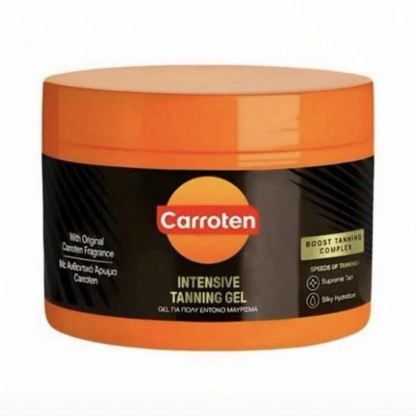 Carroten Intensive Tanning Gel Brown Scented Tan Accelerator 150ml Full Body