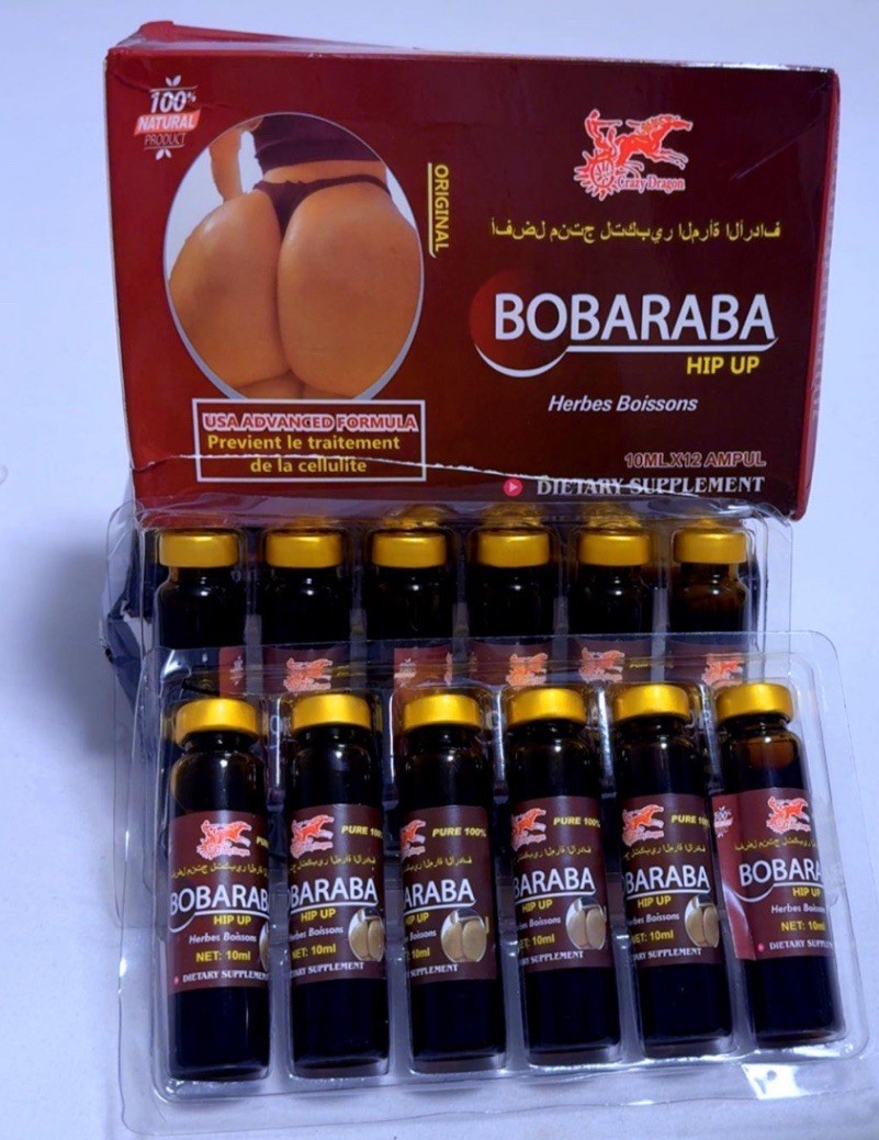 Crazy Dragon 100% Natural Hip Enlargement Cellulite Supplement 10ml x12 Ampoules