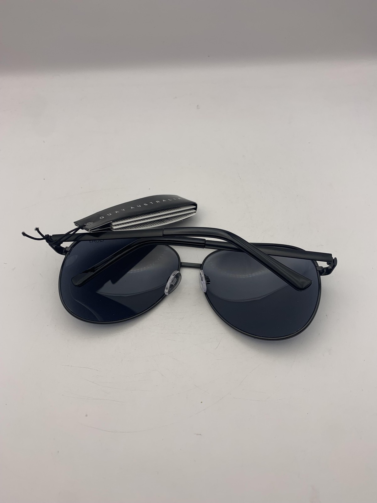 Quay Australia Eyeglasses VIVIENNE 126 Black Aviator Full Rim Metal Womens