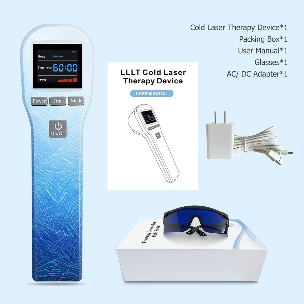 880mW Cold Laser Therapy Infrared Red Light Pain Relief LLLT Device Human Pets