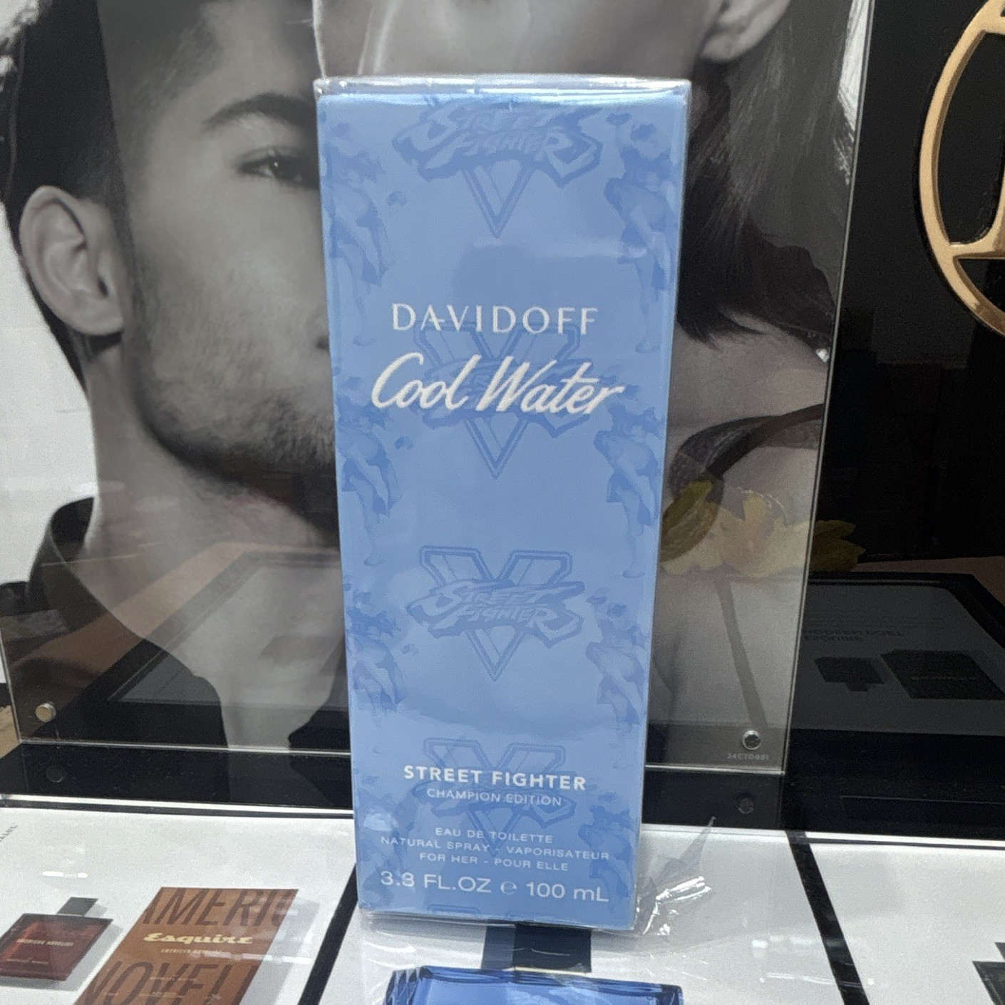 Davidoff Cool Water Street Fighter Champion EDT Spray, Regular Size 3.3 oz
