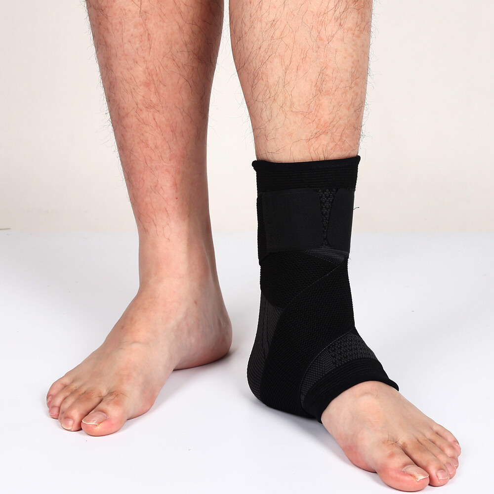 Ankle Brace Sprained Support Adjustable Foot Ankle Brace for Sports Injuries Gym