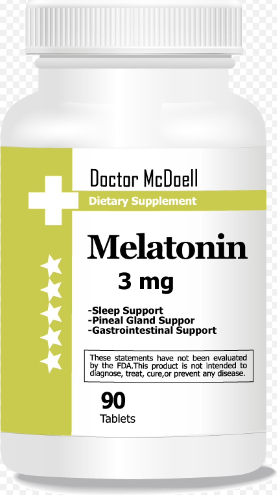 Melatonin 3mg, Helps Regulate Body’s Sleep, Helps You Fall Asleep Faster