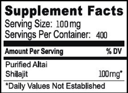 Shilajit Resin – Pure Altai, Golden Grade, High-Quality, 2-Month Supply, 40g