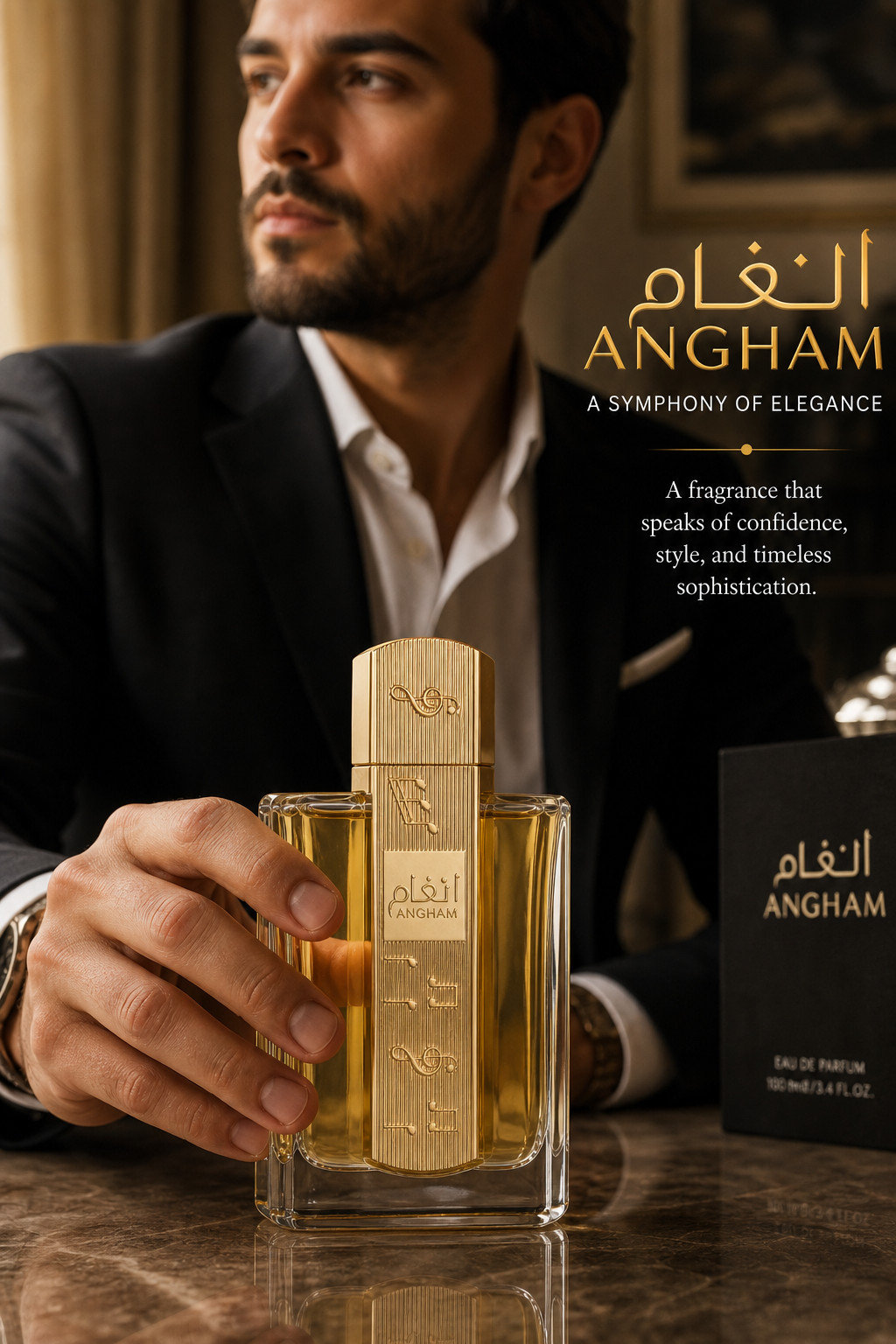 Angham Eau De Parfum 100ml Long Lasting Luxury Perfume Strong Scent