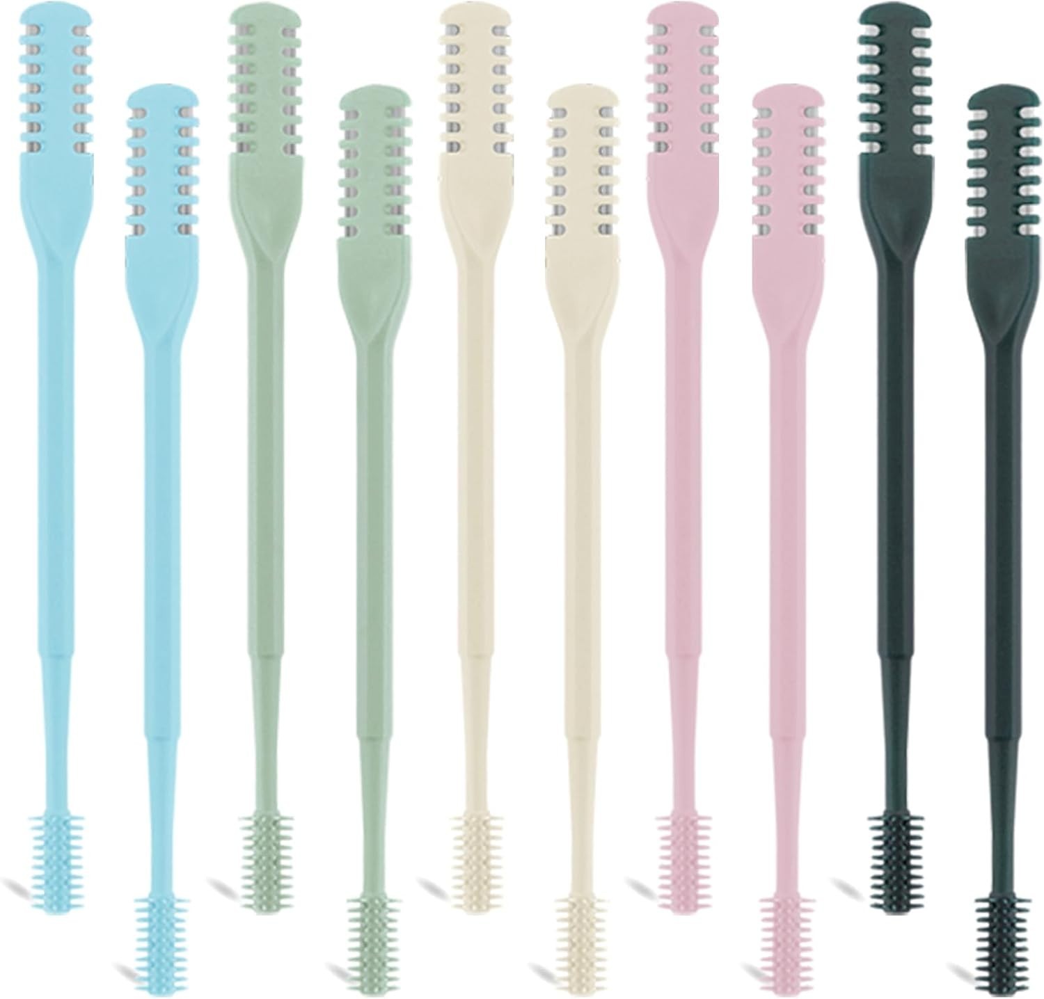 10Pcs 2-in-1 Nose Hair Trimmer, Nasal Hair Cutter, Double Sided Nose Hair Cutter