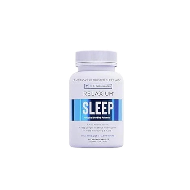 Relaxium New Sleep 60Capsules Sleep support to help your body fall asleep faster