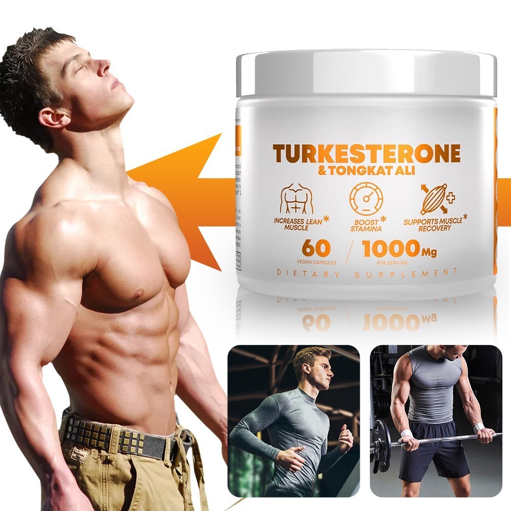 Turkesterone 1000 Mg Natural Capsules Supplement Muscle Growth & Recovery 60 Pcs
