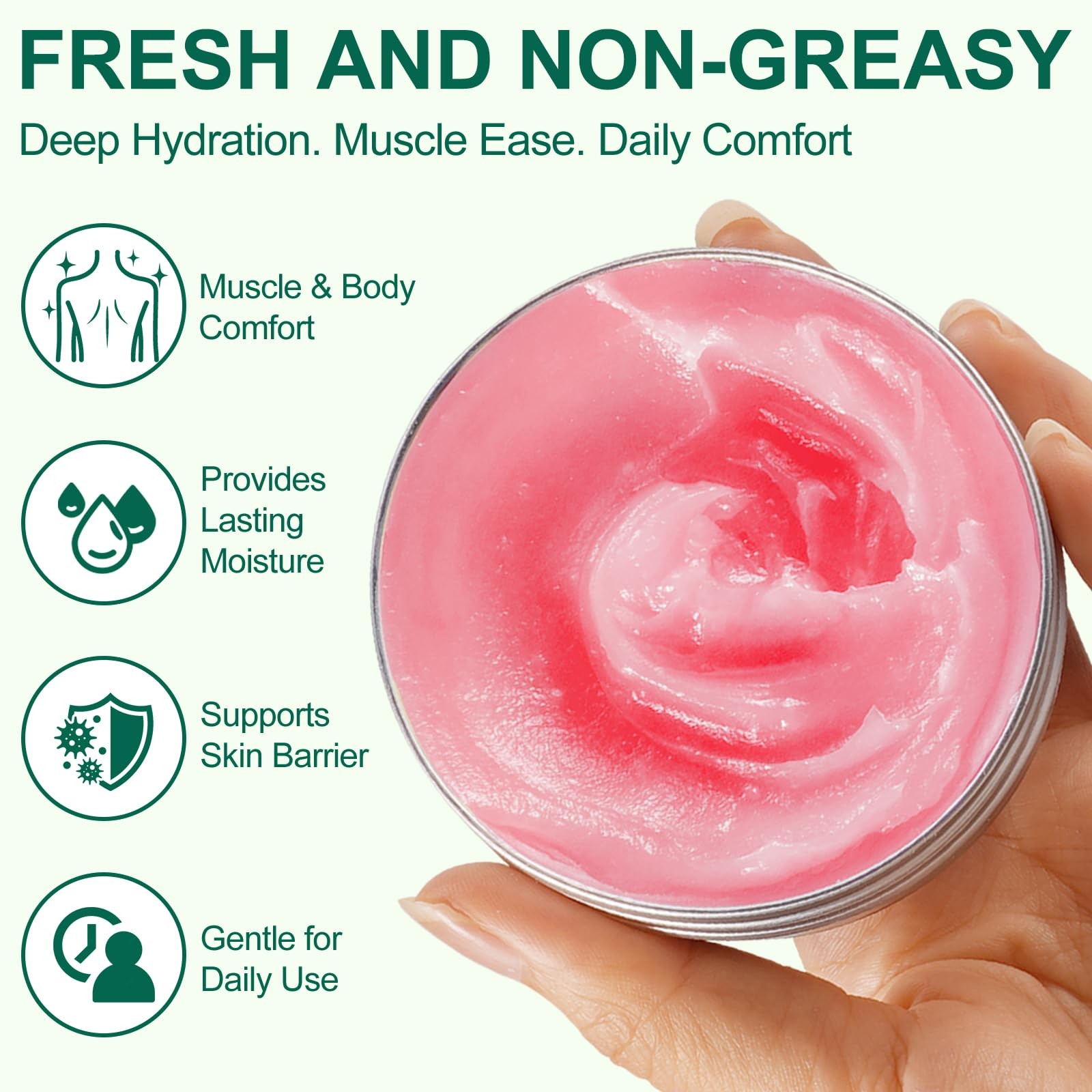 Akeeronn Miracle Balm, 2 Pack Balm Cream 1 Ounce (Pack of 2), Green