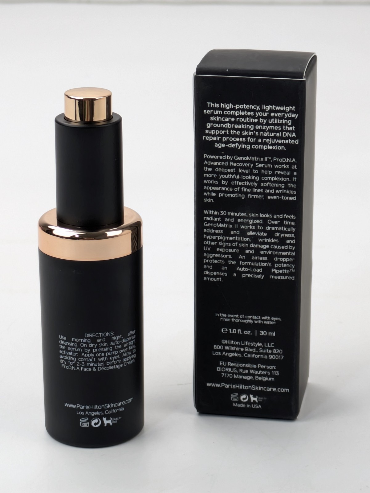 Paris Hilton Pro D.N.A DNA Advanced Recovery Serum NIB 1.0 fl oz / 30 ml