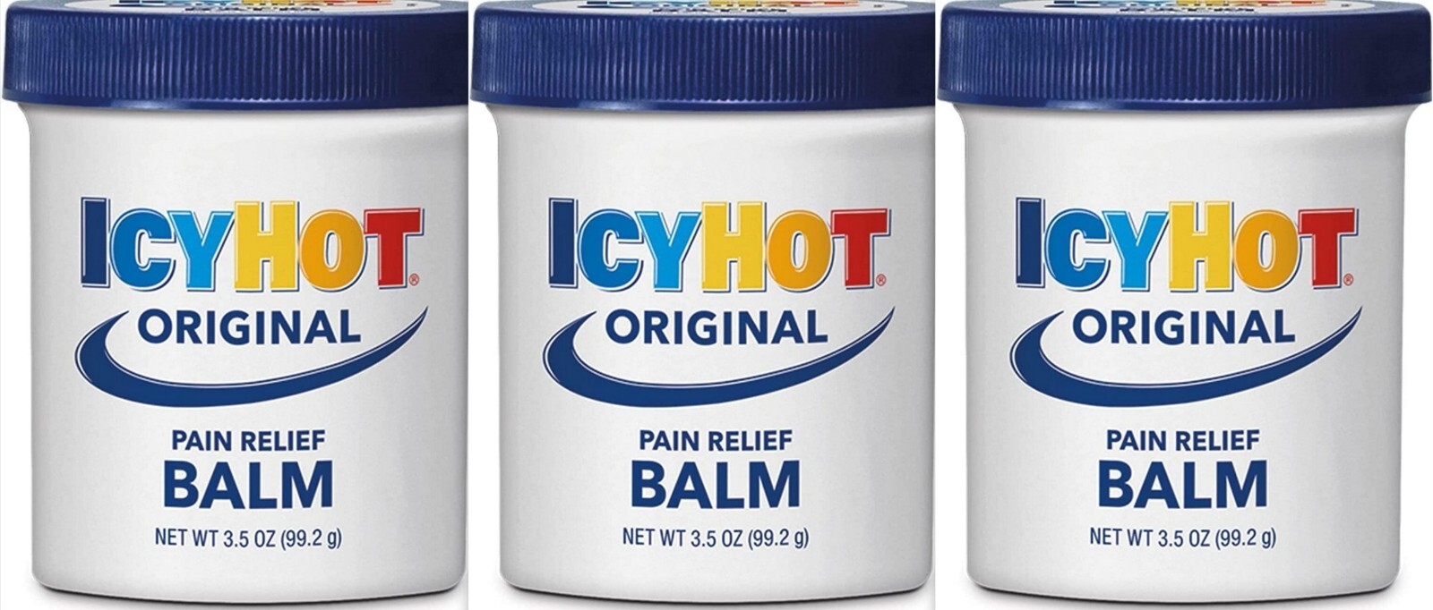 Icy Hot BALM Pain Relief 3.5 oz ( 3 pack ) ^
