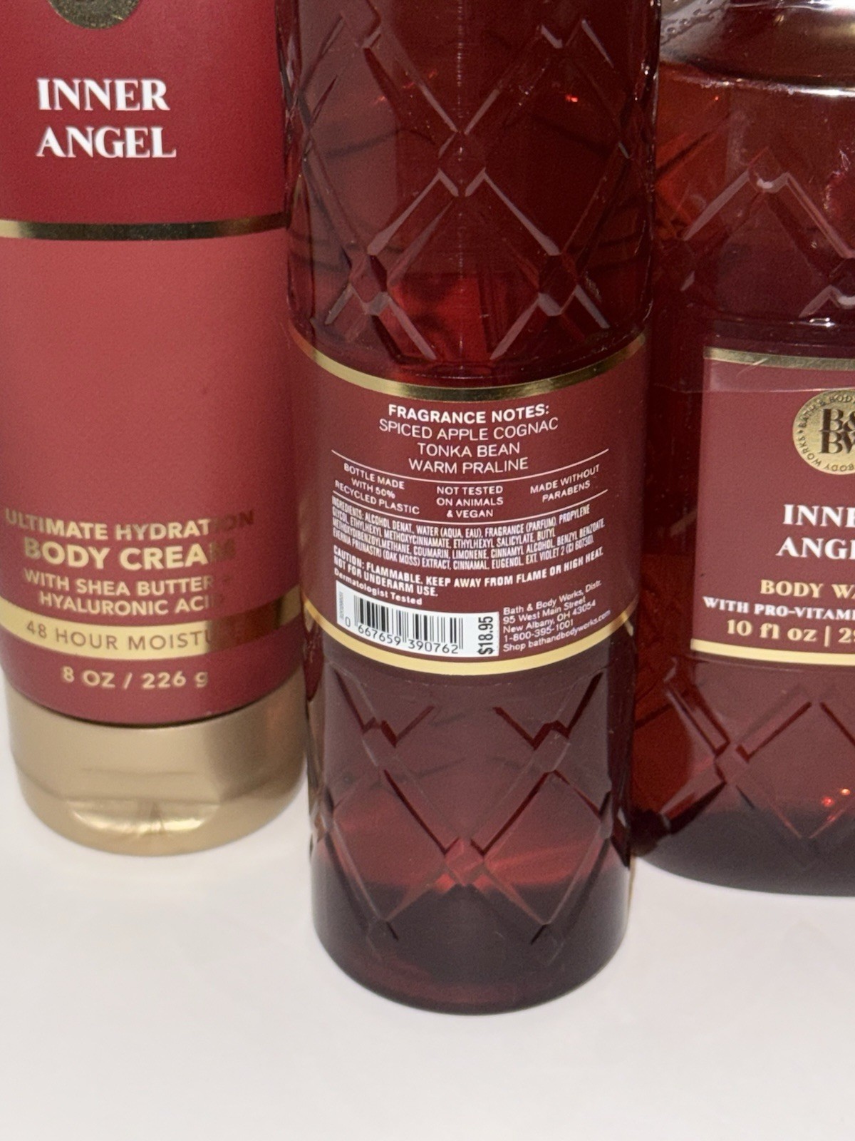 Bath & Body Works Inner Angel Fragrance Most, Body Cream, Body Wash Set New!
