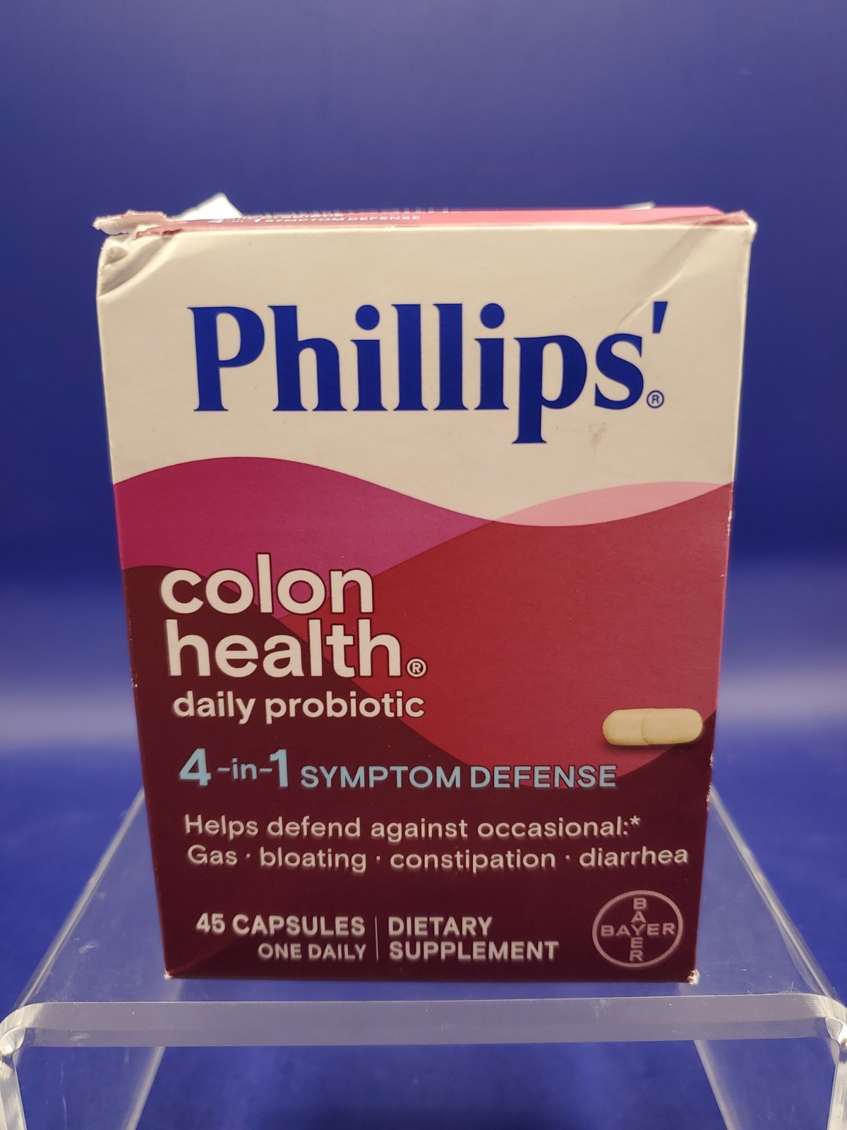 Phillips Colon Health Daily Probiotic Capsules 45ct Digestive Immune Exp 07/26