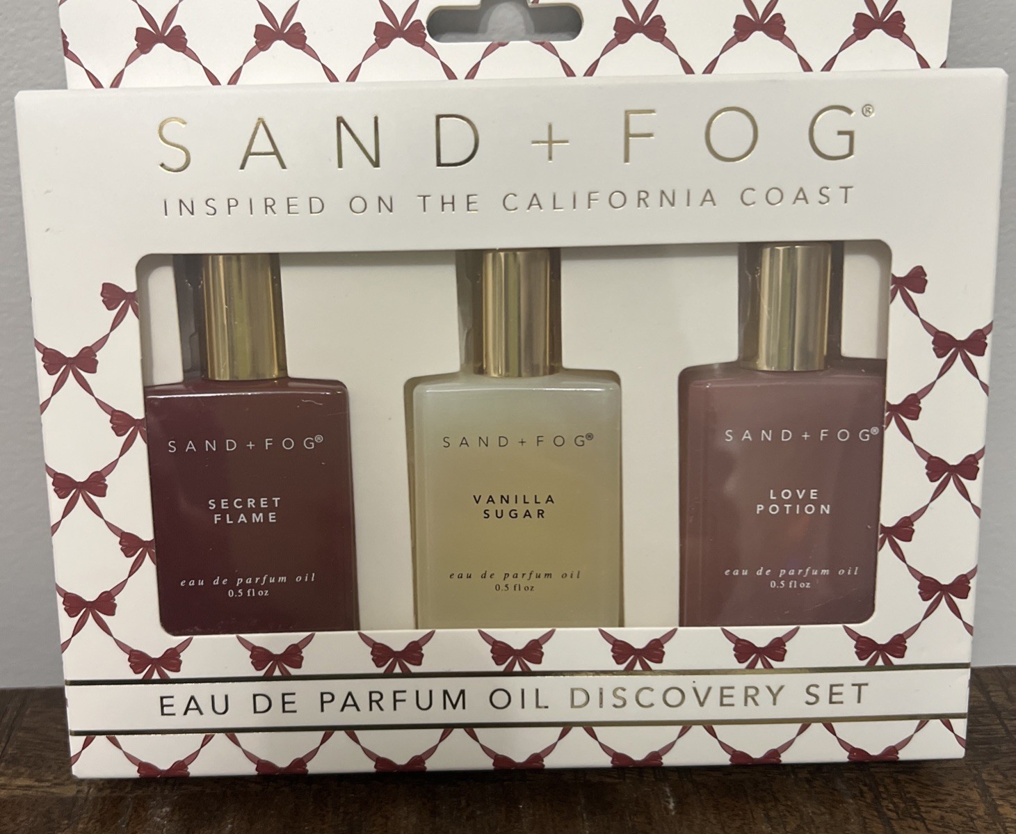 Sand Fog Eau de Parfum Oil Discovery Set Secret Flame Vanilla Sugar Love Potion