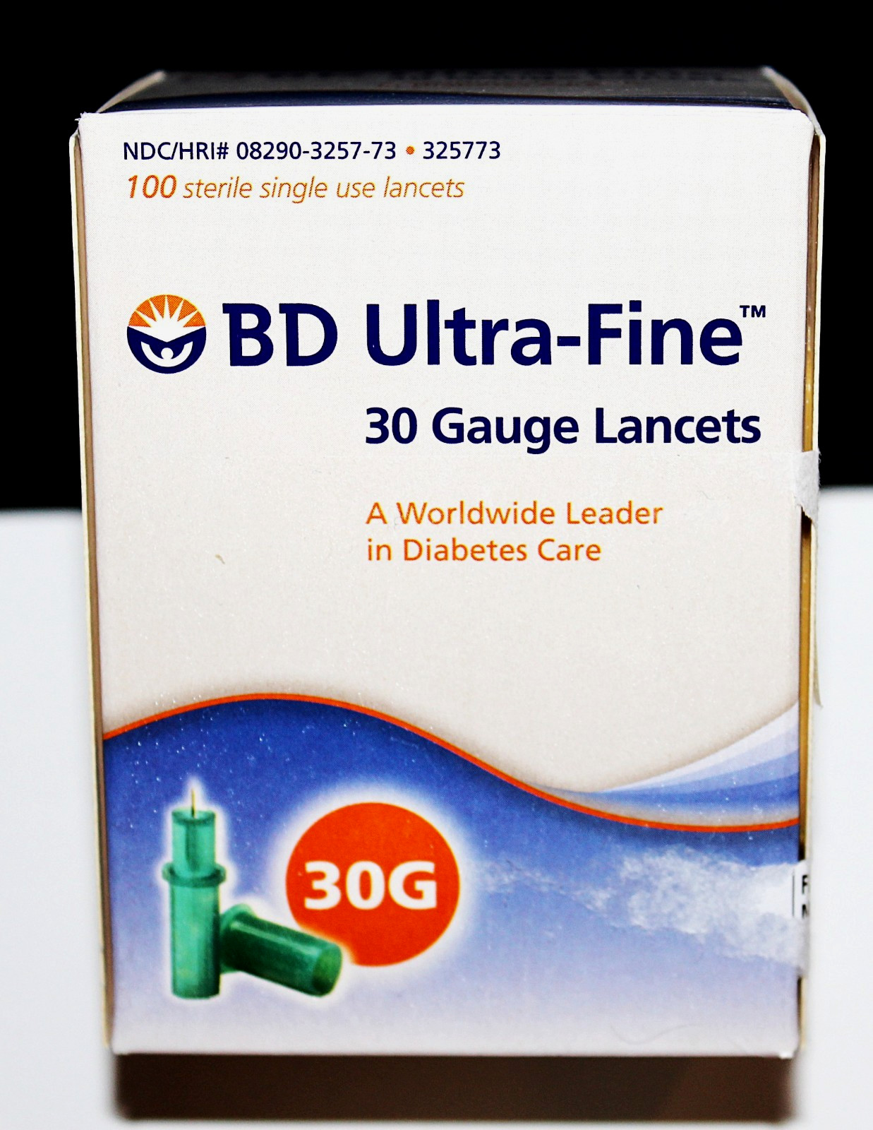 BD ULTRA FINE 30 GAUGE LANCETS 100 COUNT STERILE/SINGLE USE/UNOPENED FREE SHIP